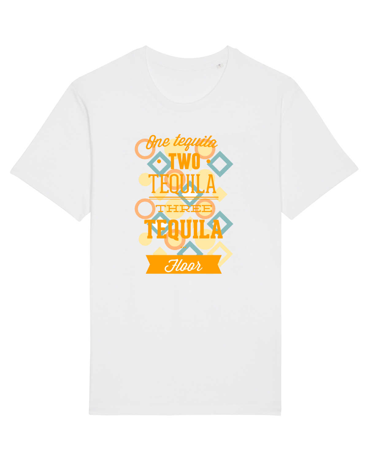 Tricou mânecă scurtă Unisex Rocker White