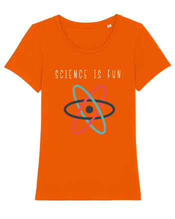 Science Is Fun Bright Orange