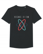 Science Is Fun Tricou mânecă scurtă guler larg Bărbat Skater