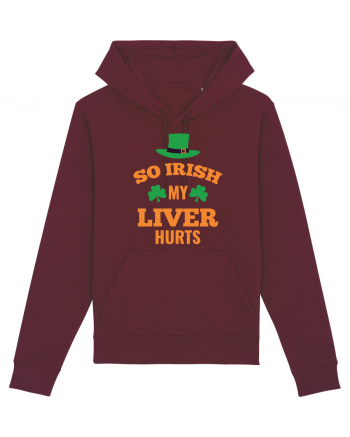 So Irish My Liver Hurts Burgundy