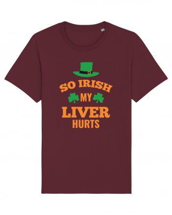 So Irish My Liver Hurts Burgundy