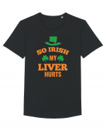 So Irish My Liver Hurts Tricou mânecă scurtă guler larg Bărbat Skater