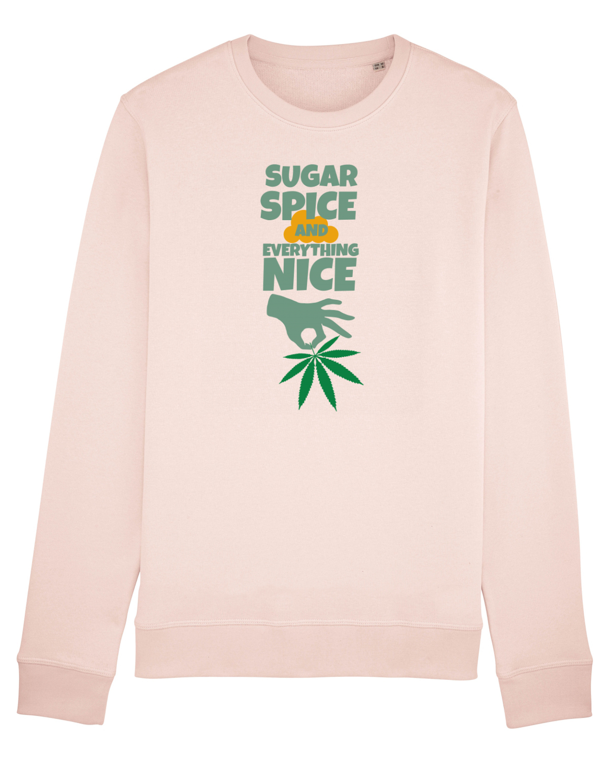 Bluză mânecă lungă Unisex Rise Candy Pink