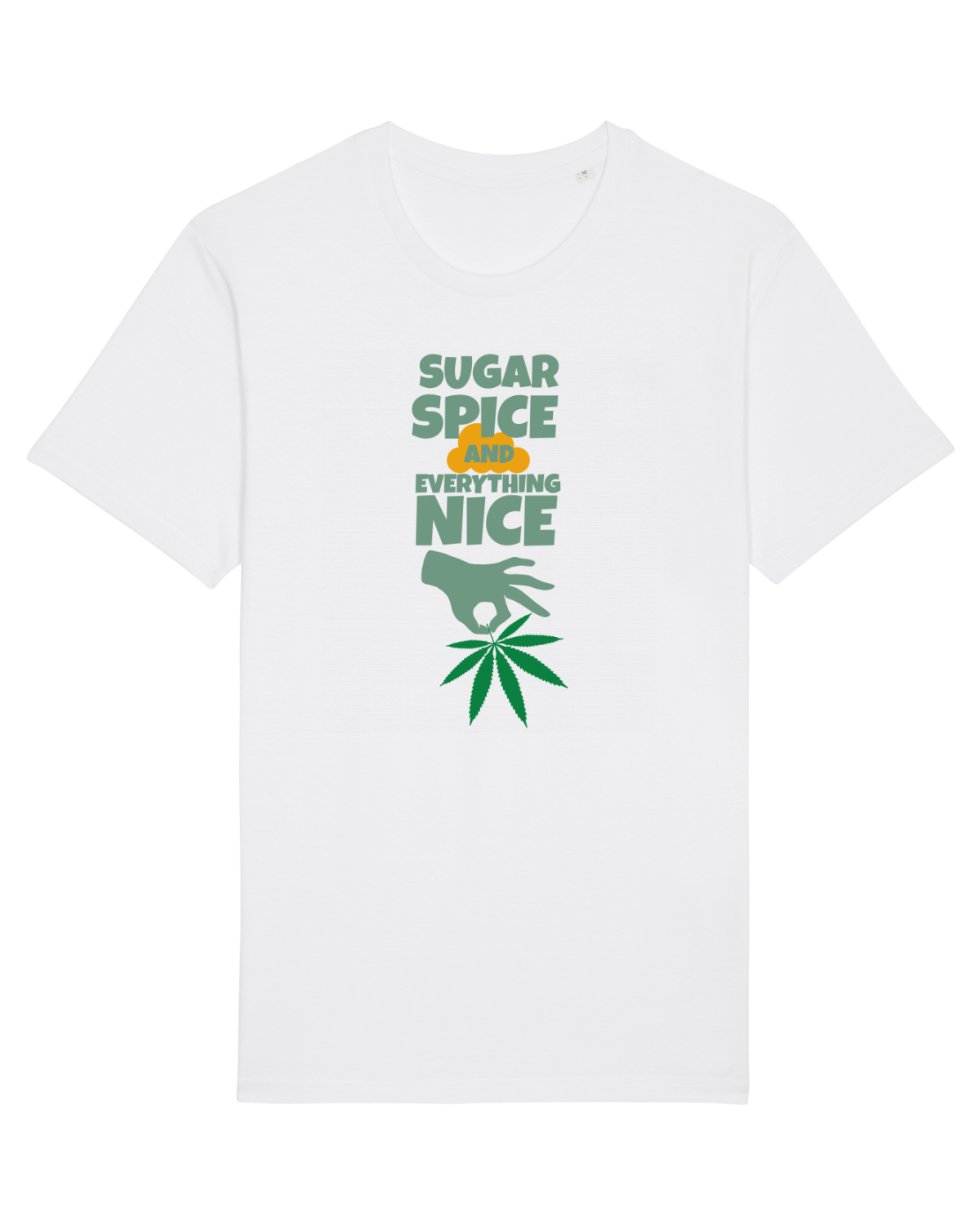 Tricou mânecă scurtă Unisex Rocker White