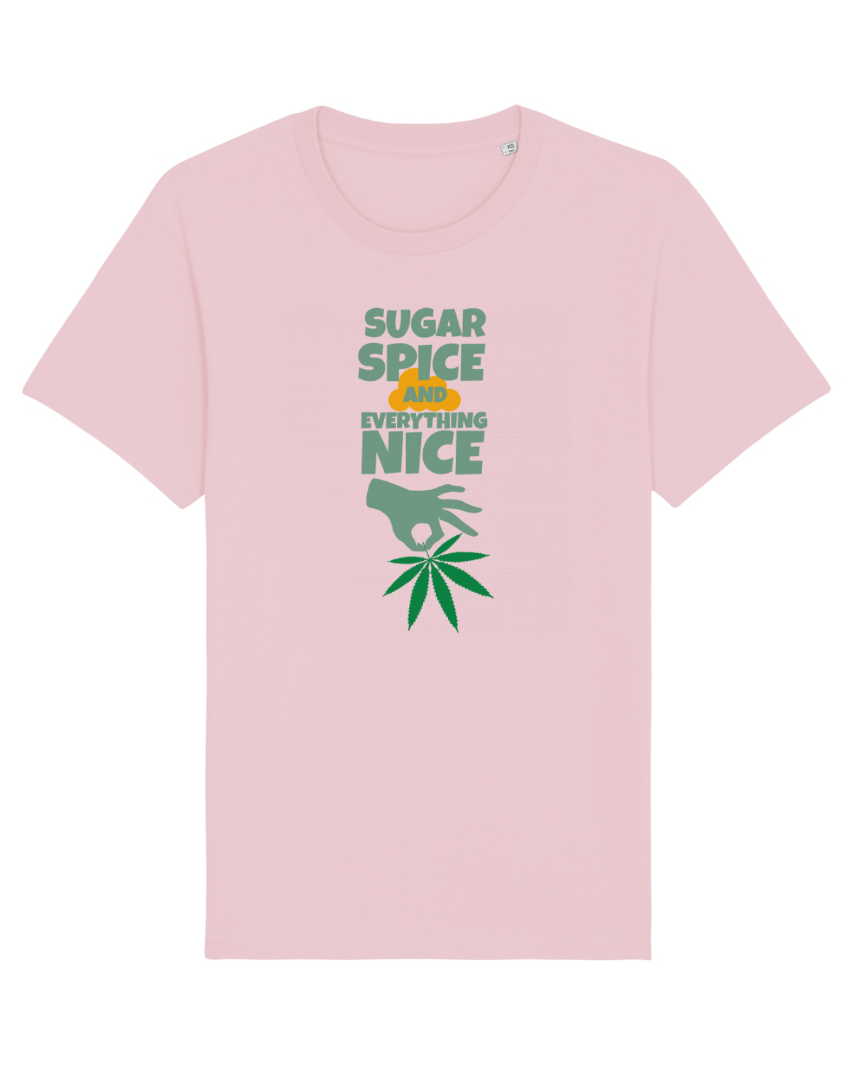 Tricou mânecă scurtă Unisex Rocker Cotton Pink
