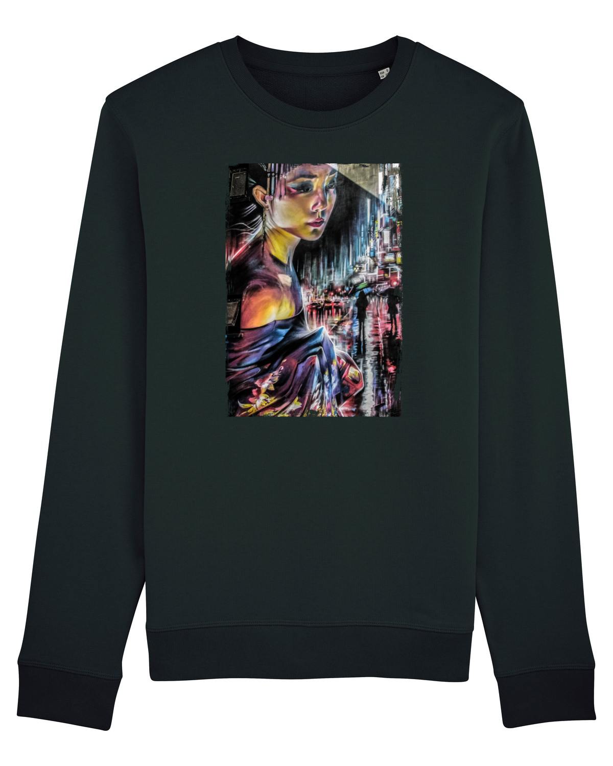 Bluză mânecă lungă Unisex Rise Black