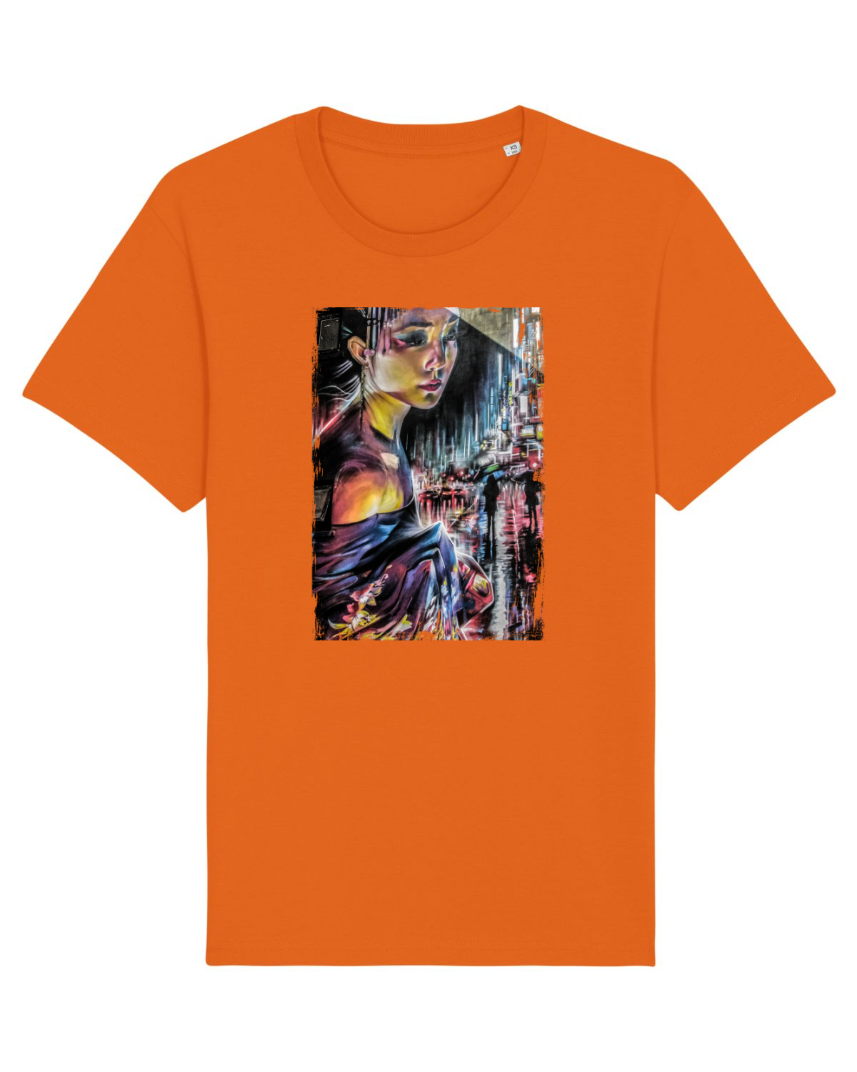 Tricou mânecă scurtă Unisex Rocker Bright Orange