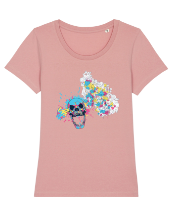 Watercolor Skull Canyon Pink