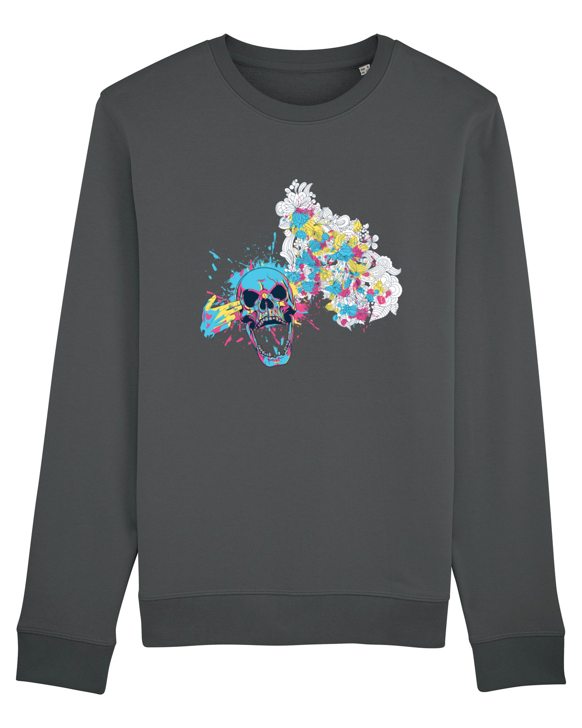 Bluză mânecă lungă Unisex Rise Anthracite