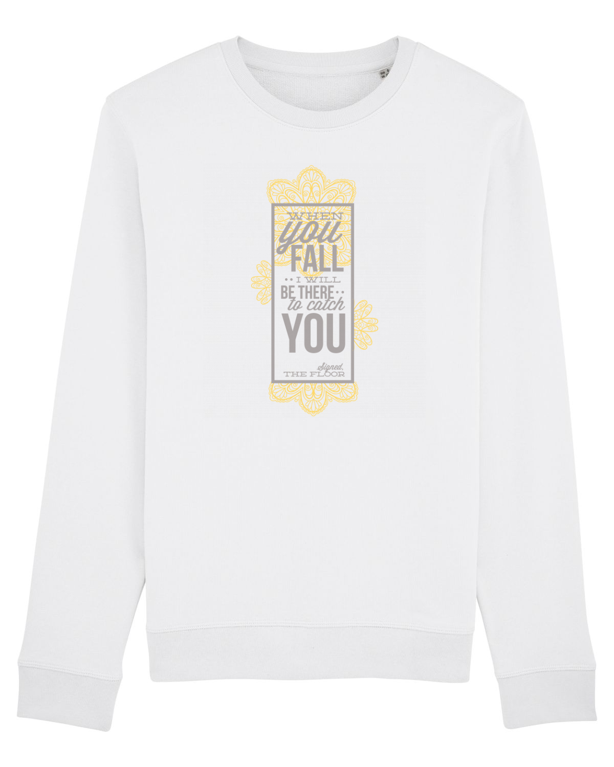 Bluză mânecă lungă Unisex Rise White