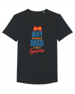 Why You Have To Be Mad It's Only A Game Tricou mânecă scurtă guler larg Bărbat Skater