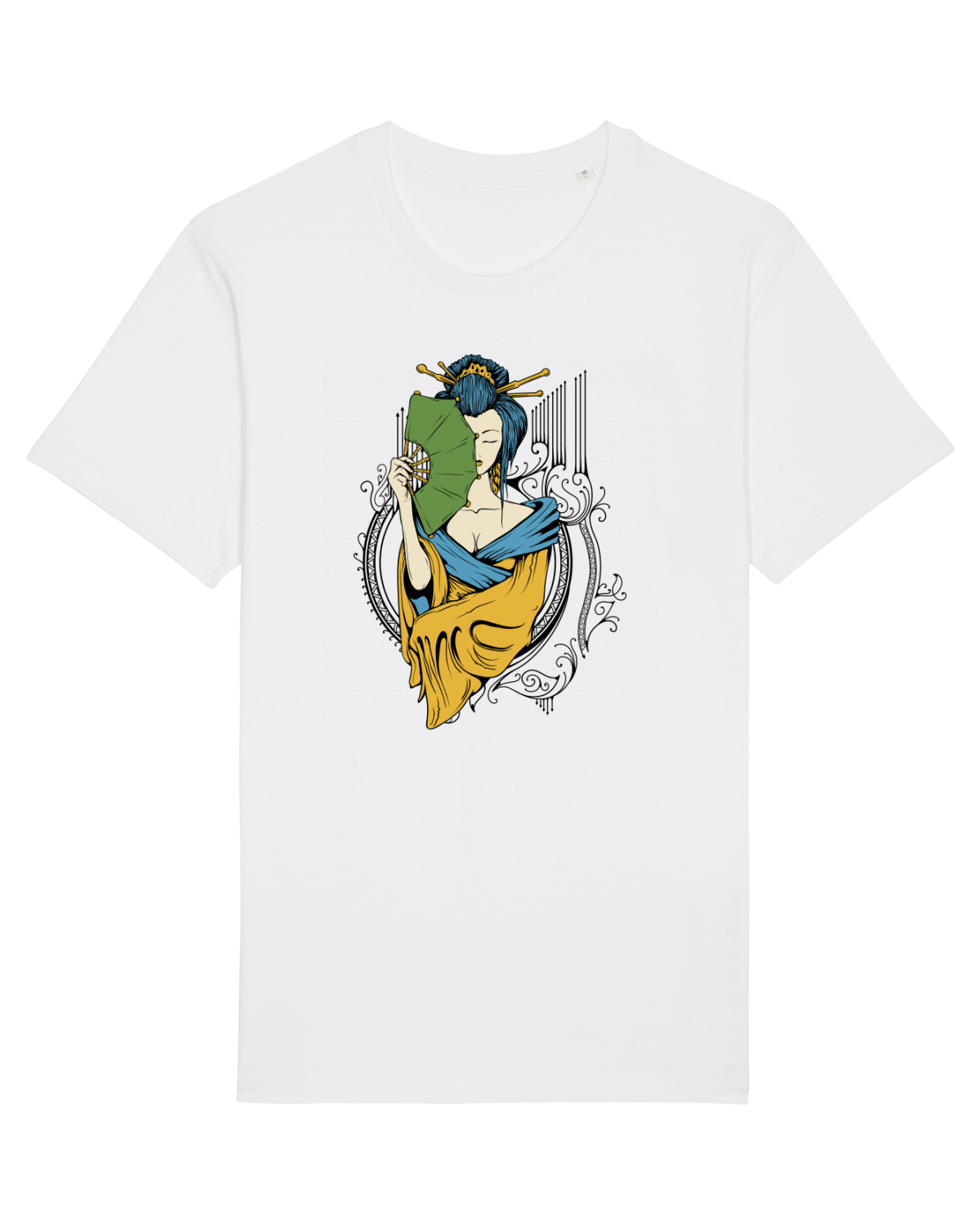 Tricou mânecă scurtă Unisex Rocker White