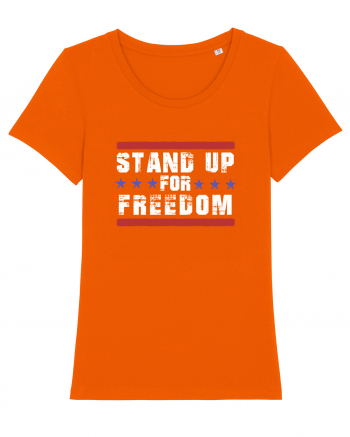 Stand Up for Freedom Bright Orange