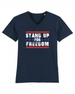 Stand Up for Freedom Tricou mânecă scurtă guler V Bărbat Presenter