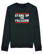 Stand Up for Freedom Bluză mânecă lungă Unisex Rise