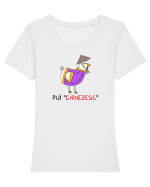 Pui „chinezesc• Tricou mânecă scurtă guler larg fitted Damă Expresser