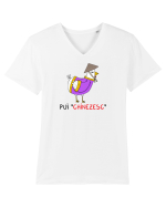 Pui „chinezesc• Tricou mânecă scurtă guler V Bărbat Presenter