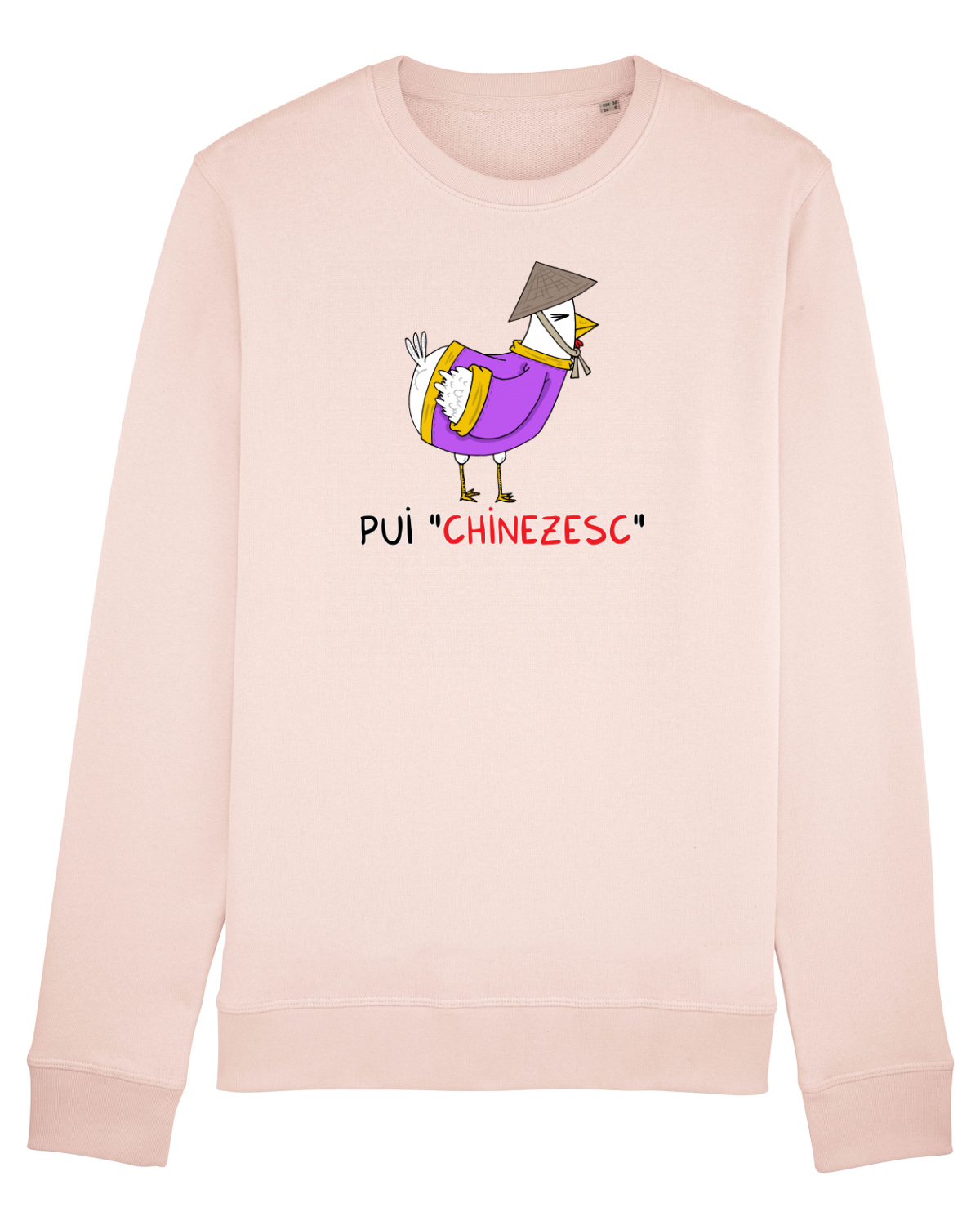 Bluză mânecă lungă Unisex Rise Candy Pink