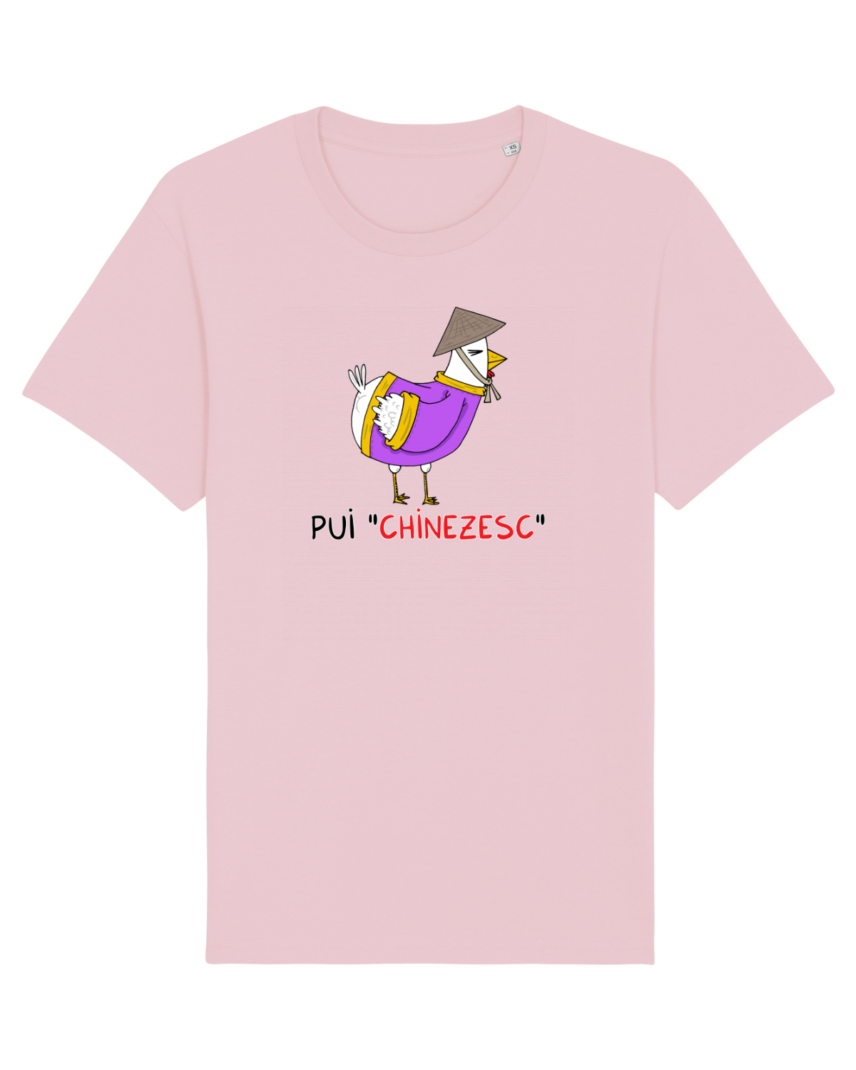 Tricou mânecă scurtă Unisex Rocker Cotton Pink