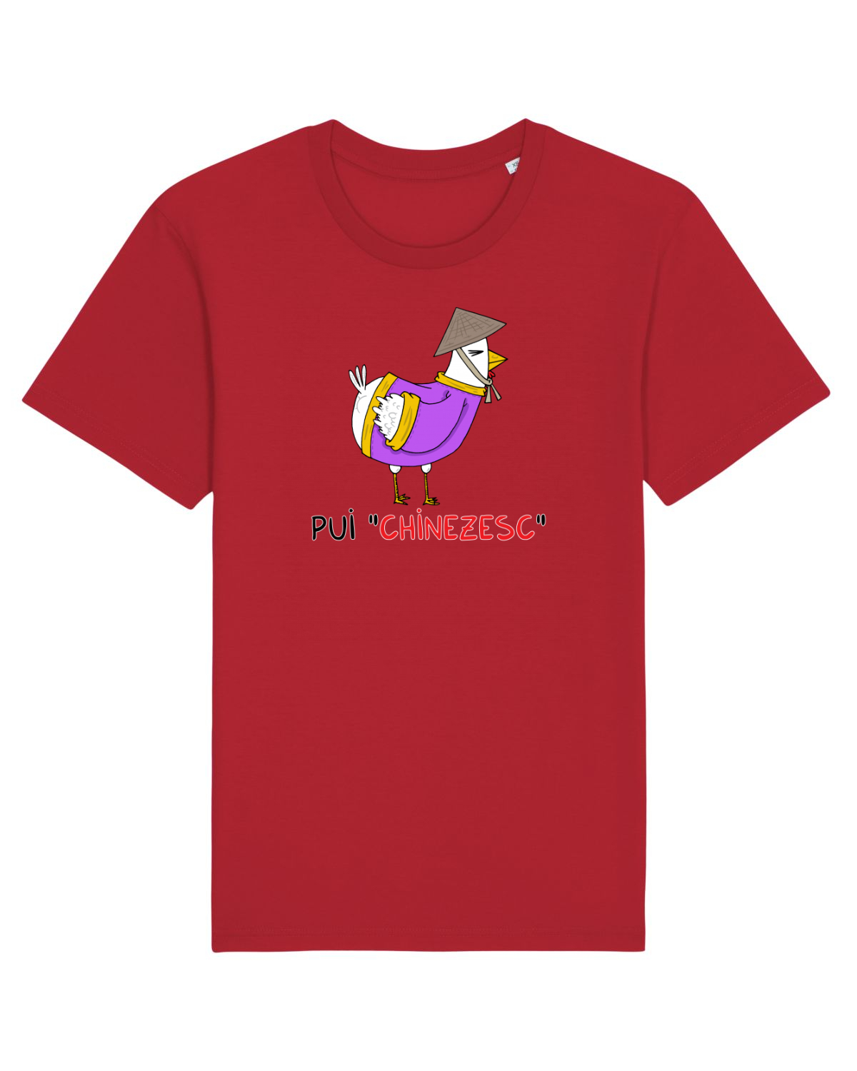 Tricou mânecă scurtă Unisex Rocker Red