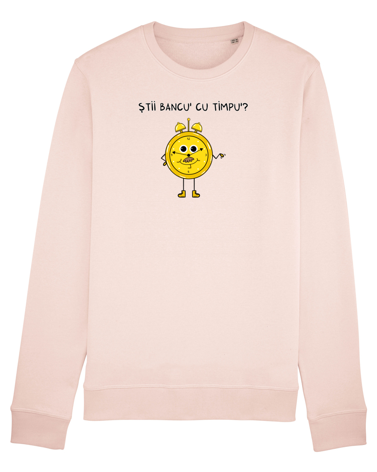 Bluză mânecă lungă Unisex Rise Candy Pink