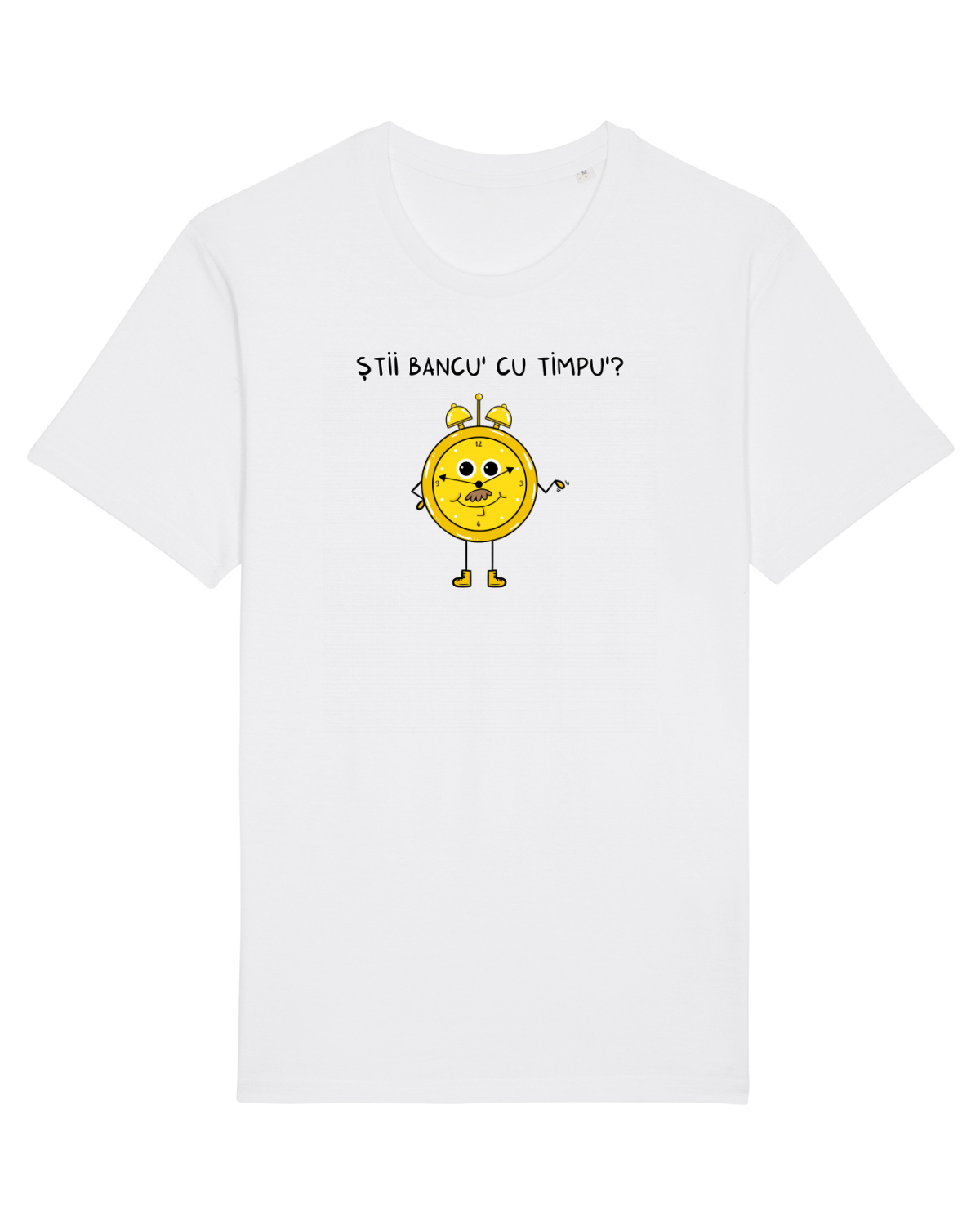 Tricou mânecă scurtă Unisex Rocker White
