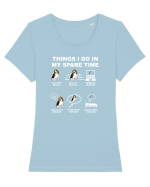 BEAGLE Tricou mânecă scurtă guler larg fitted Damă Expresser