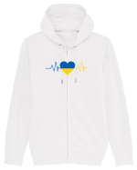 <3 Ucraina Hanorac cu fermoar Unisex Connector