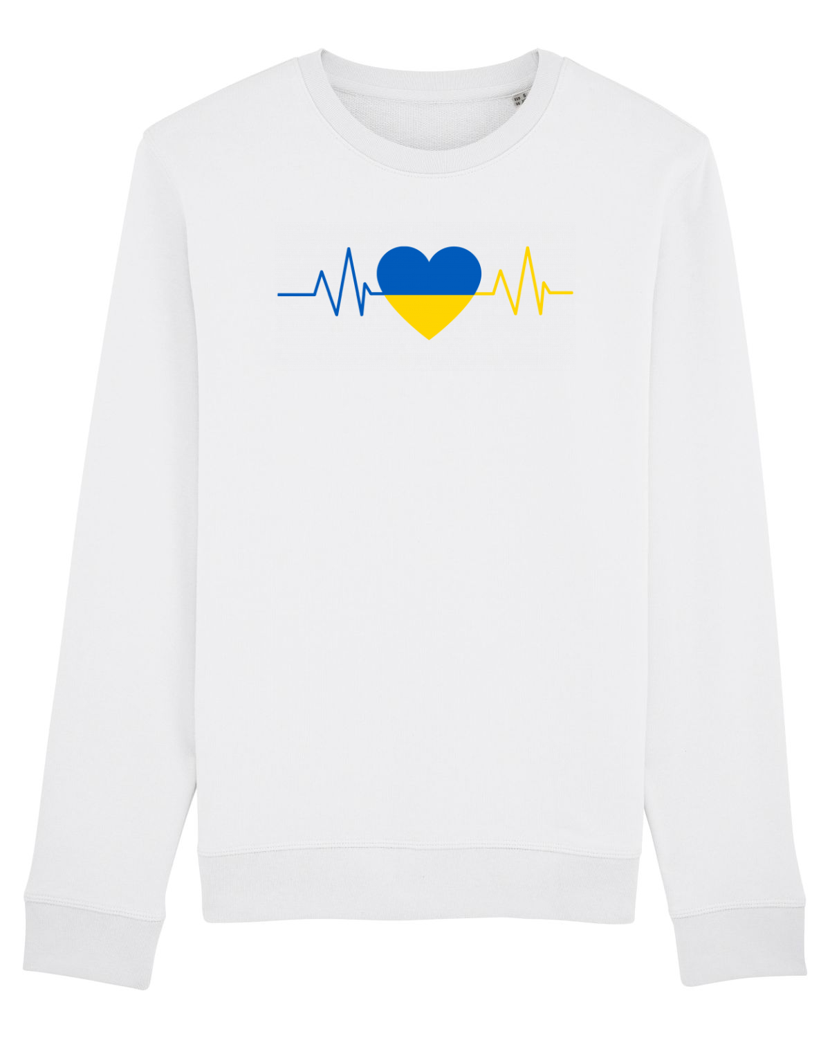 Bluză mânecă lungă Unisex Rise White