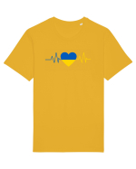 <3 Ucraina Tricou mânecă scurtă Unisex Rocker