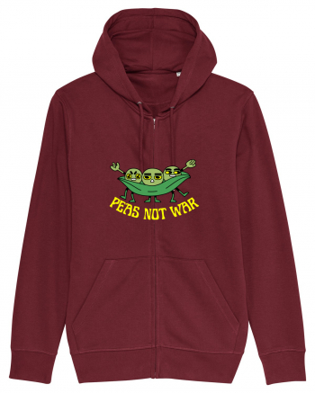 Peas Not War Burgundy