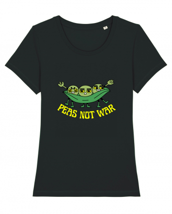 Peas Not War Black