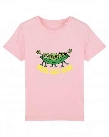 Peas Not War Cotton Pink