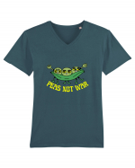 Peas Not War Tricou mânecă scurtă guler V Bărbat Presenter