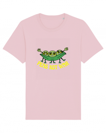 Peas Not War Cotton Pink