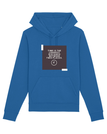 Time is the shortest distance  Royal Blue