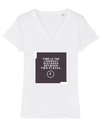 Time is the shortest distance  White