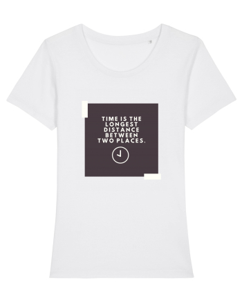 Time is the shortest distance  White