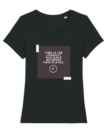 Time is the shortest distance  Black