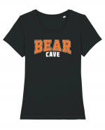 Bear Cave Tricou mânecă scurtă guler larg fitted Damă Expresser