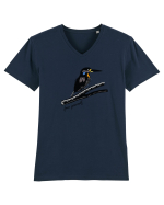 Bird Tricou mânecă scurtă guler V Bărbat Presenter