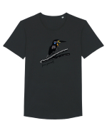 Bird Tricou mânecă scurtă guler larg Bărbat Skater
