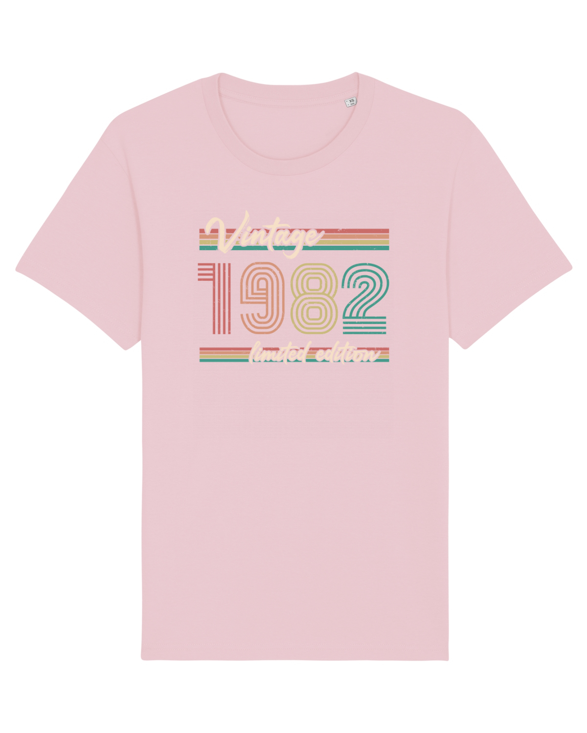 Tricou mânecă scurtă Unisex Rocker Cotton Pink