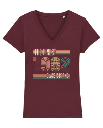 Vintage ST 1982  finest classic brand Burgundy