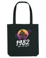 Synthwave  1982 born into legend Sacoșă textilă