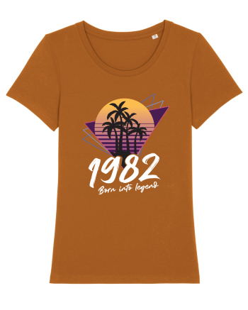 Synthwave  1982 born into legend Roasted Orange