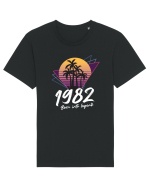 Synthwave  1982 born into legend Tricou mânecă scurtă Unisex Rocker