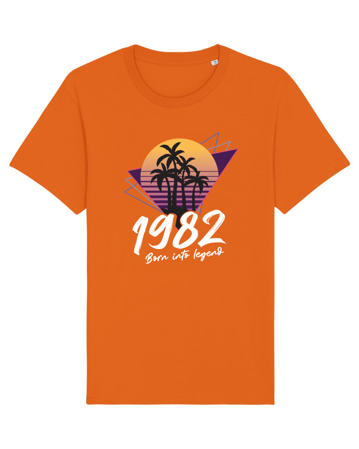 Tricou mânecă scurtă Unisex Rocker Bright Orange