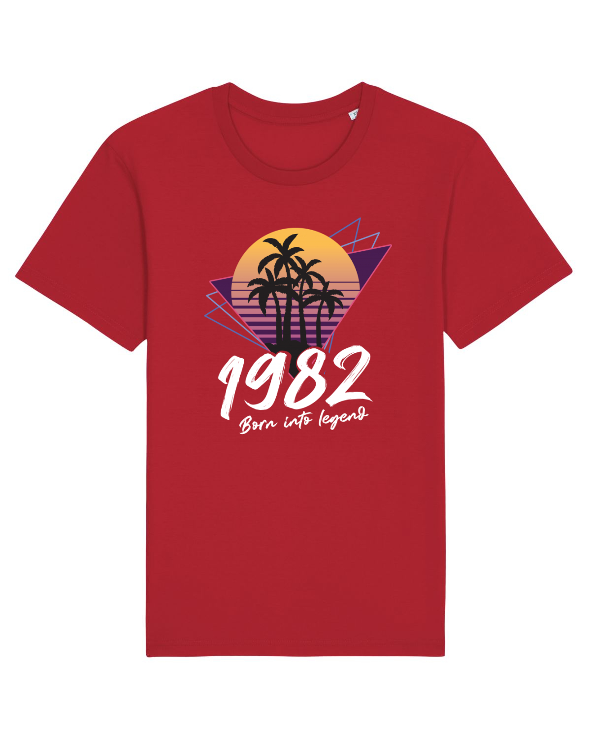 Tricou mânecă scurtă Unisex Rocker Red