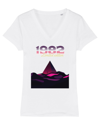 Synthwave  1982 pyramid limited edition White